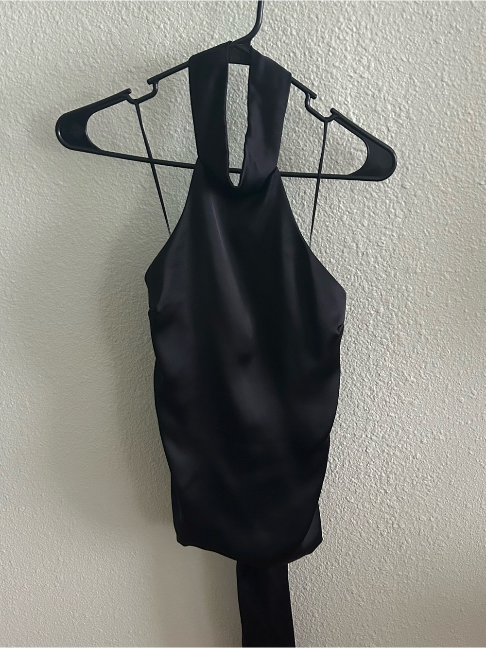 Zara Black Halter Neck Dress Small